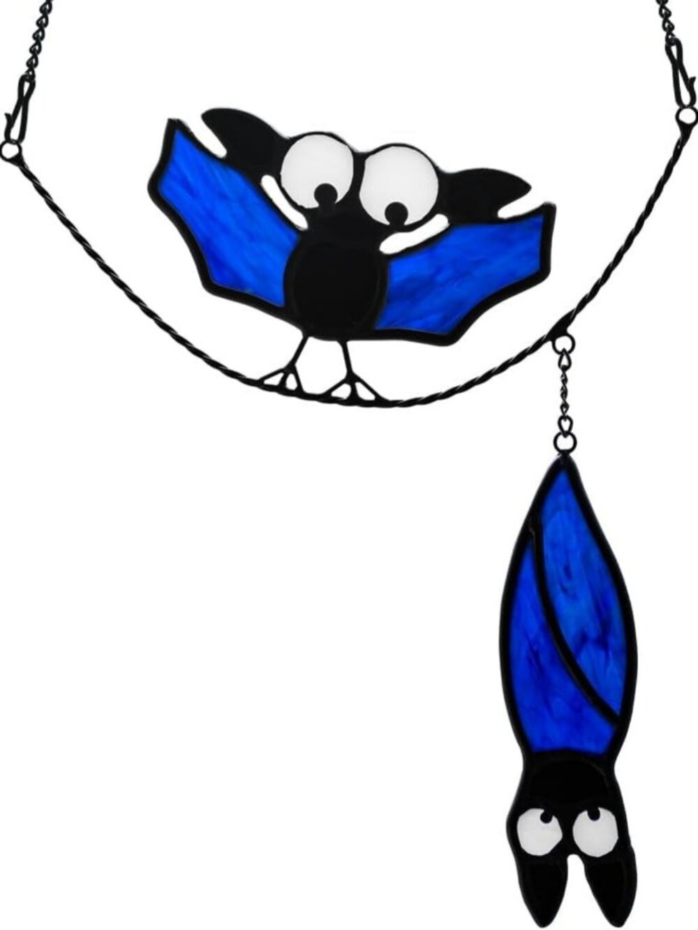 Stained Glass Bat Suncatcher for Window | Halloween Decor | Unique Home Accent